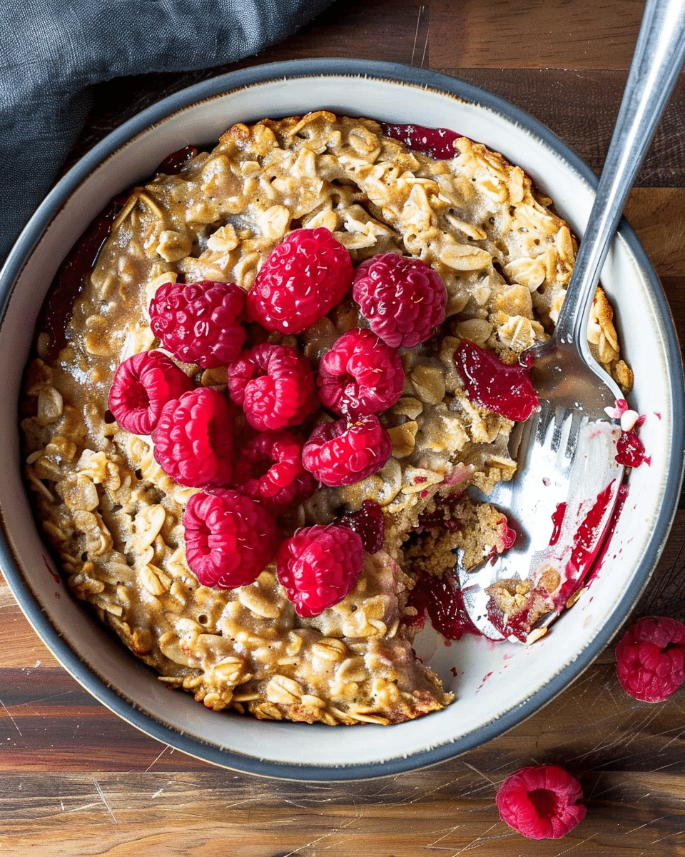 PB & J Baked Oatmeal Recipe