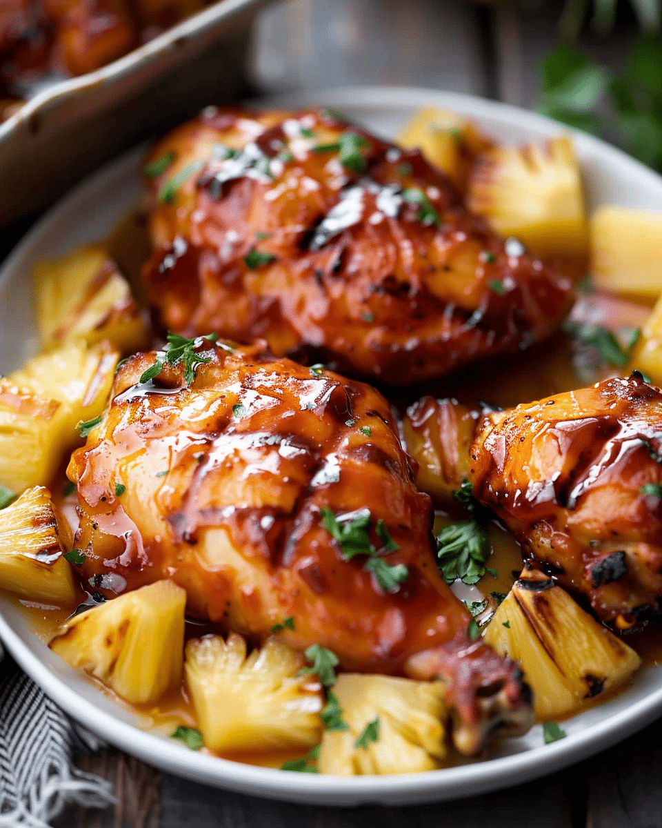 Pineapple Barbecue Chicken