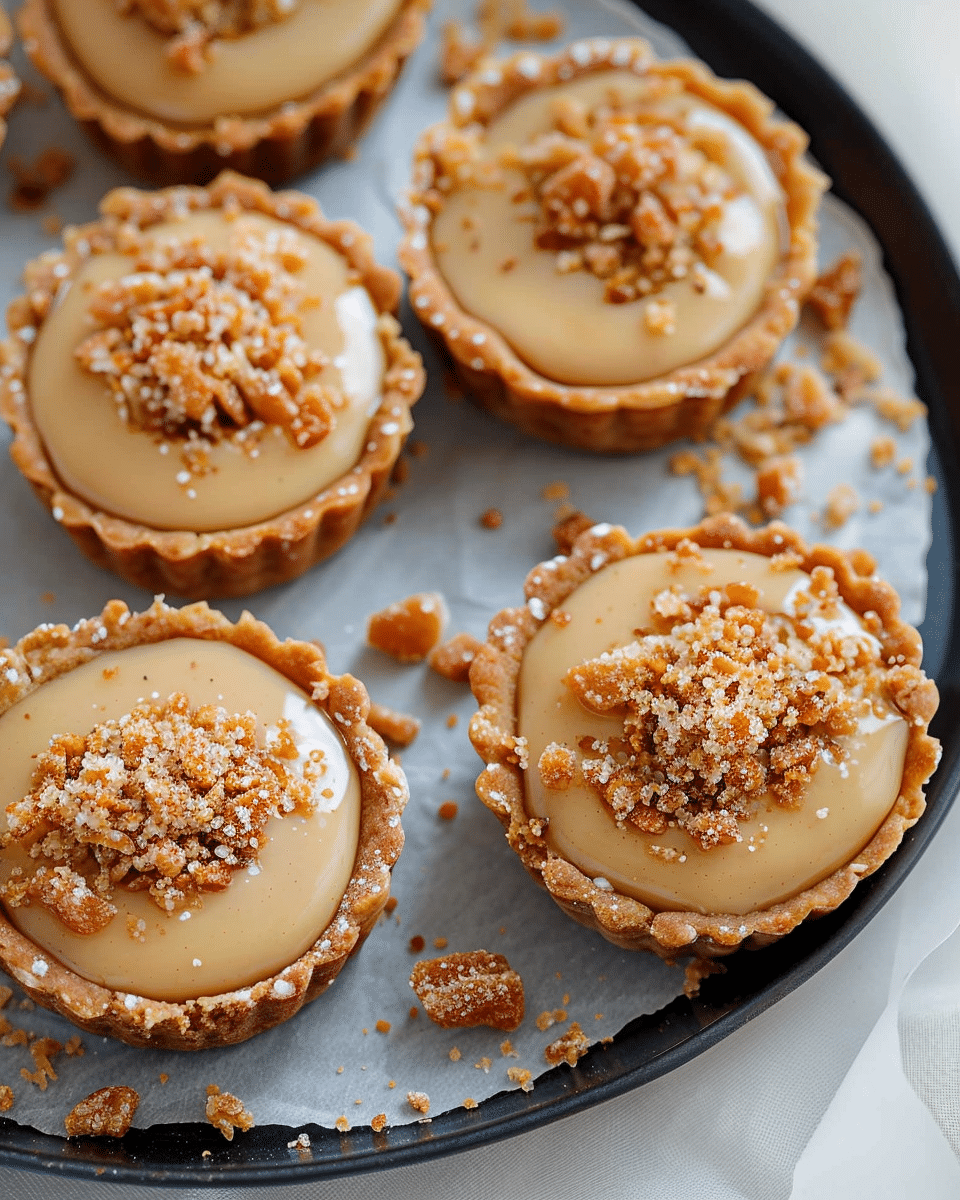 Muffin Pan Ginger Crunch Tarts