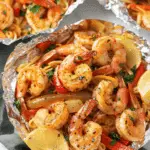 Air Fryer Shrimp Foil Packets
