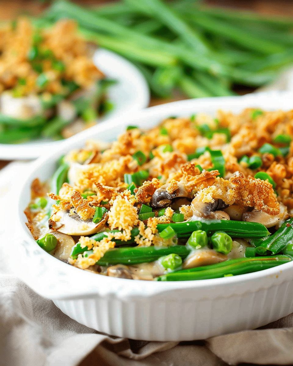 Green Bean Mushroom Casserole