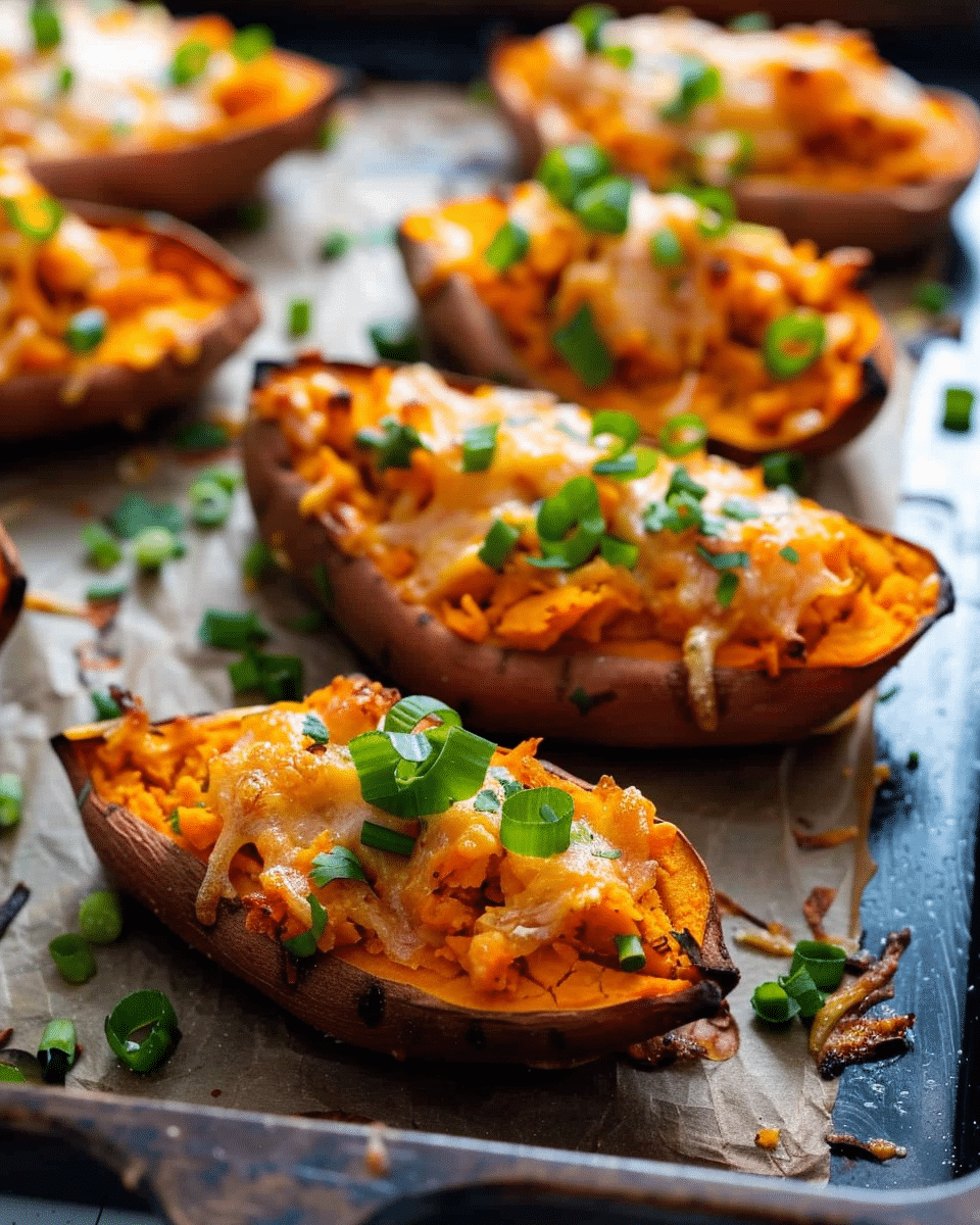 Healthy Sweet Potato Skins