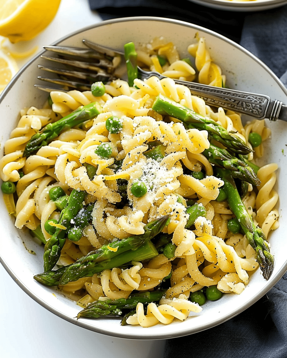 Lemon Asparagus Pasta