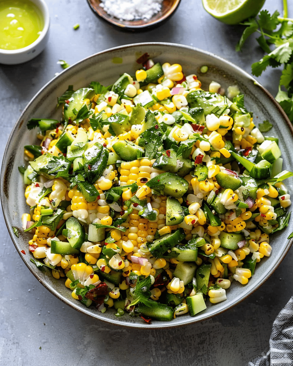 Shishito Corn Salad