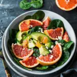 Spinach, Grapefruit, and Avocado Salad