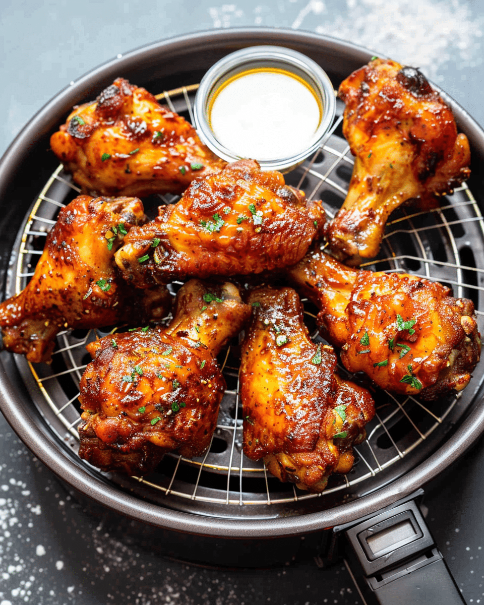 Air Fryer Frozen Chicken Wings Recipe