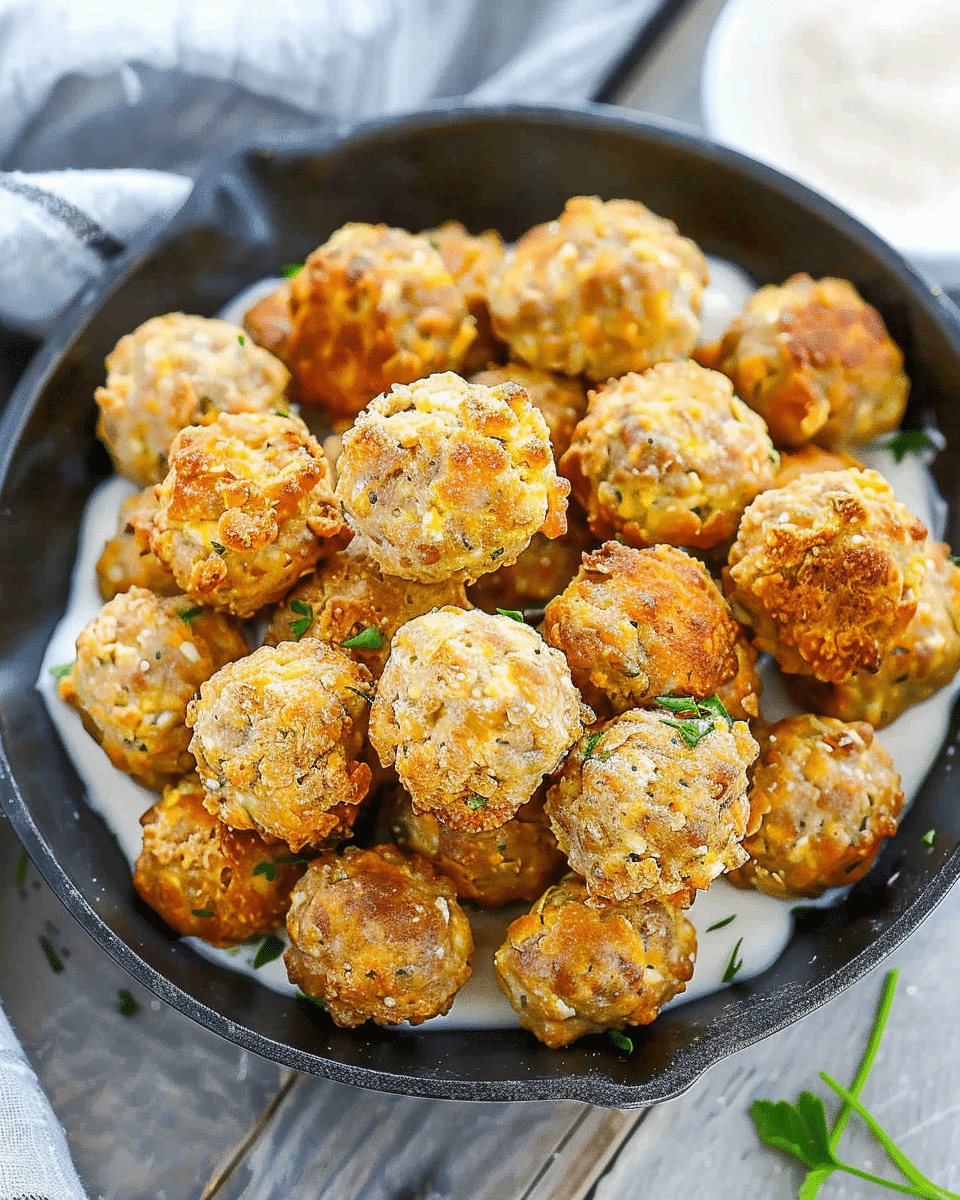 Cream Cheese Sausage Balls