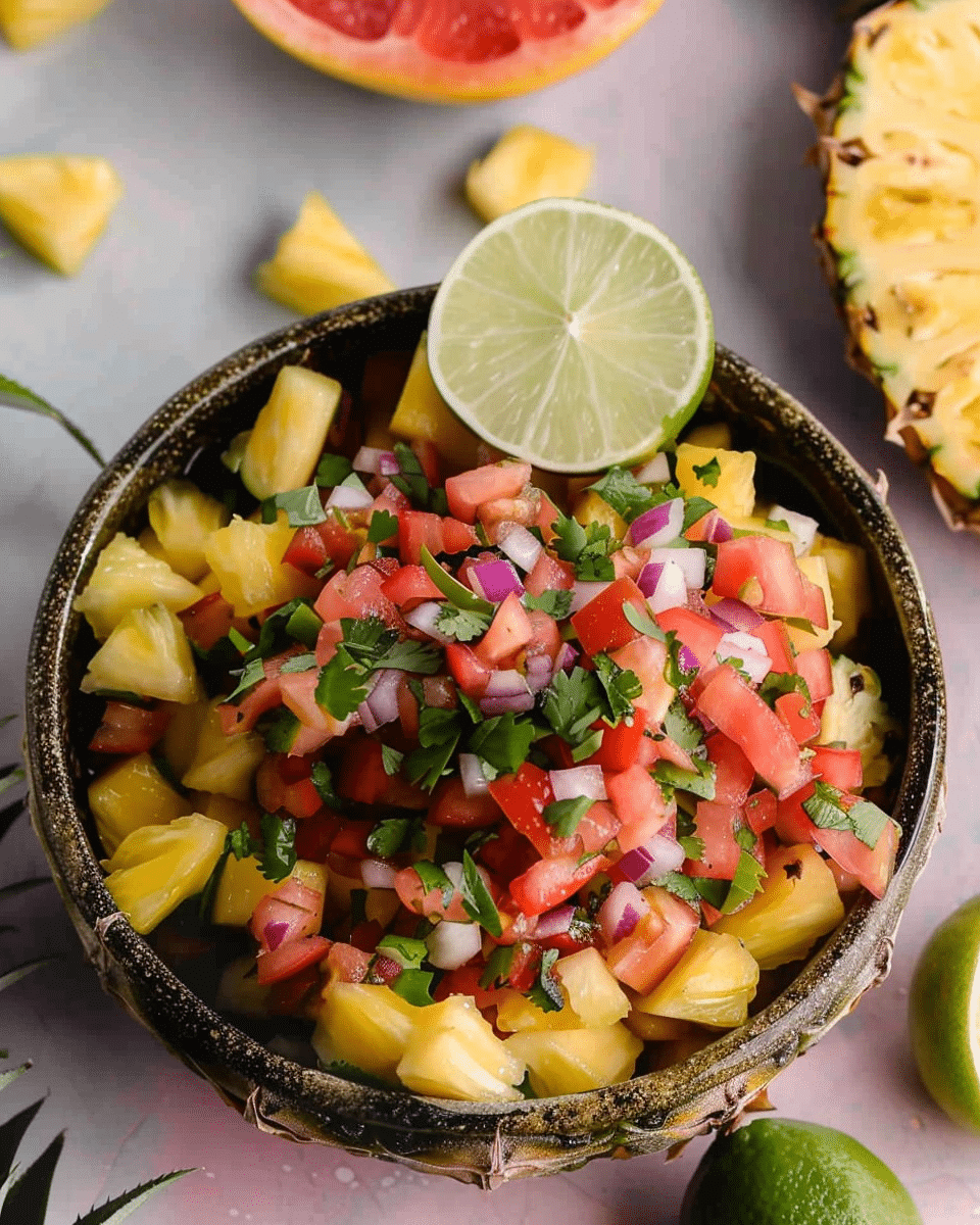Fresh Pineapple Pico De Gallo