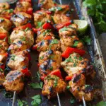 Grilled Paprika Yogurt Chicken Kabobs