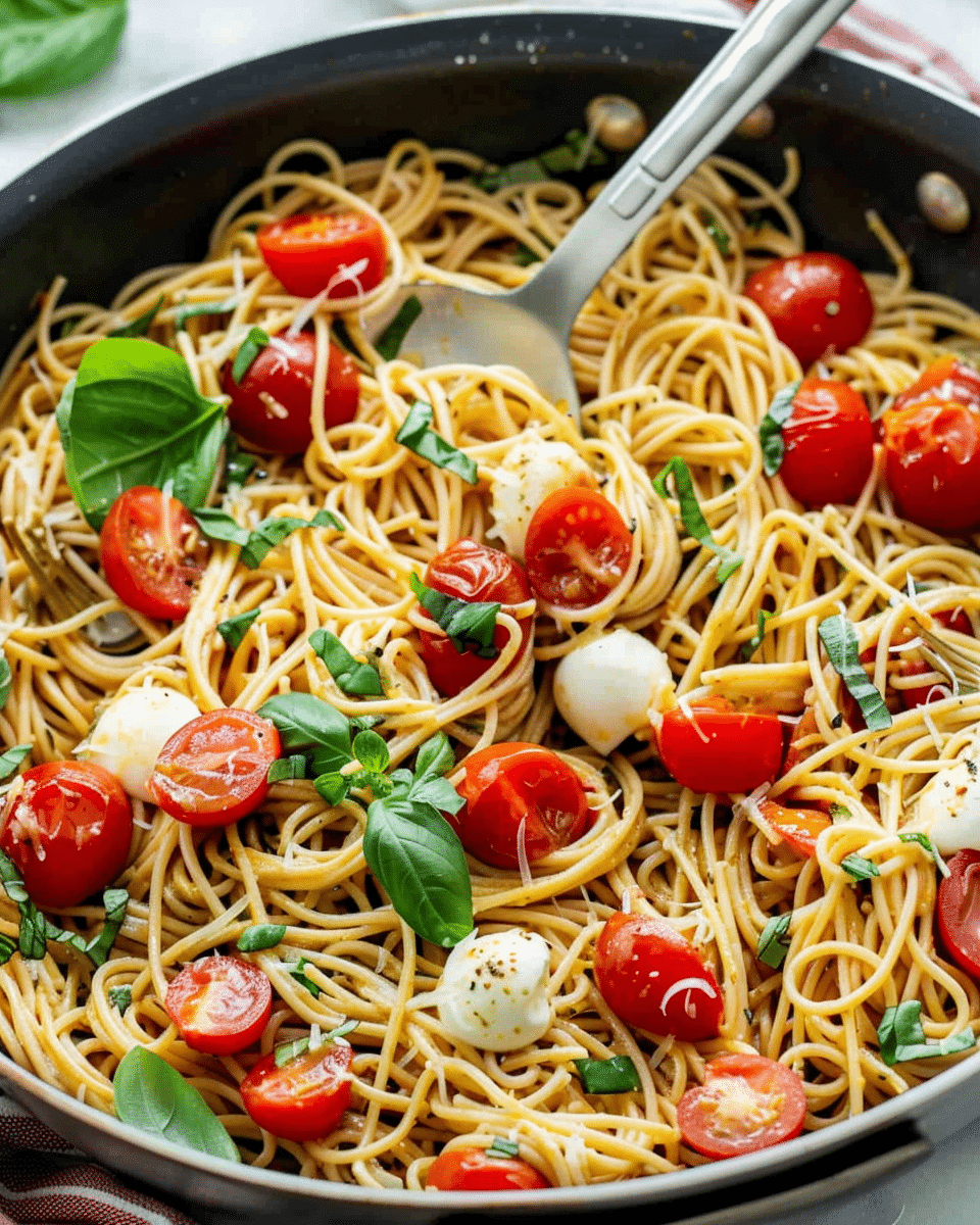 One-Pan Caprese Pasta