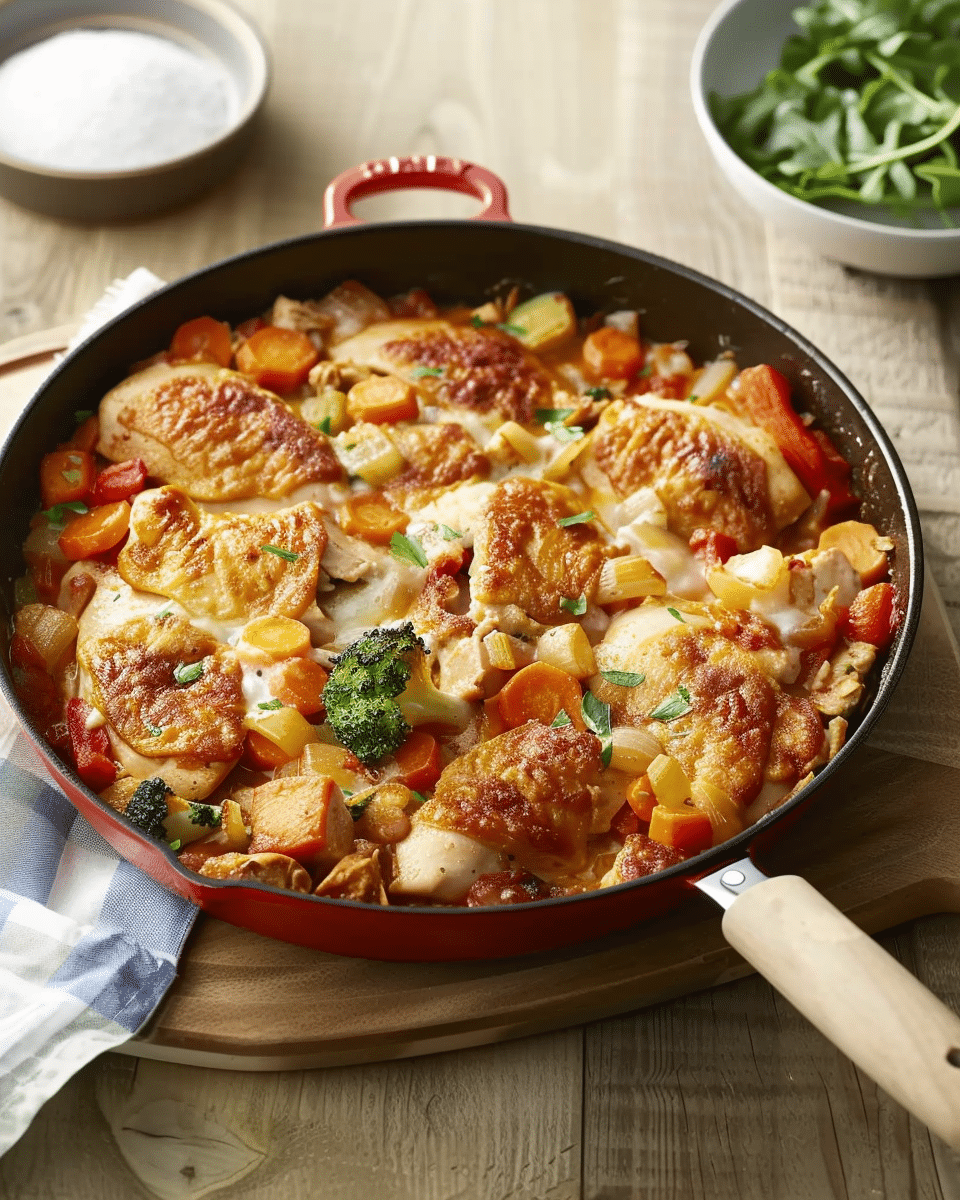 One-Pot Chicken and Vegetable Skillet