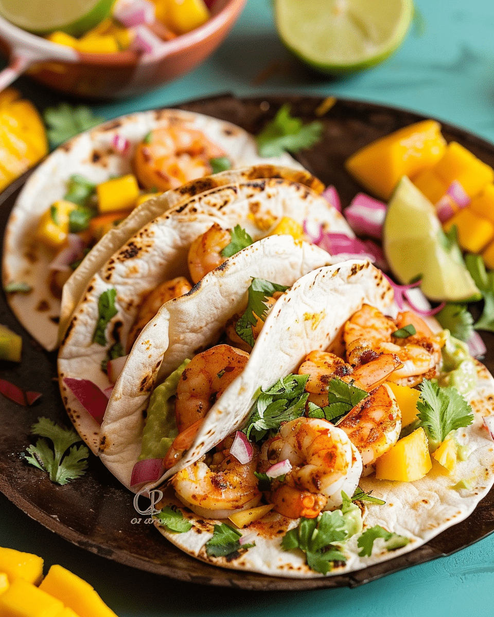 Shrimp Mango Tacos