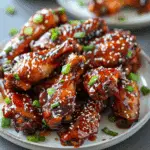 Smoky Hot Honey Barbecue Chicken Wings