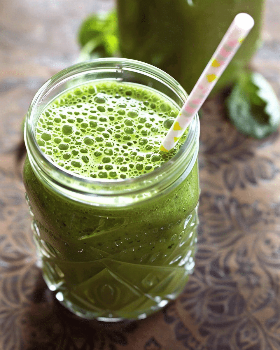 The 4 Ingredient Green Smoothie