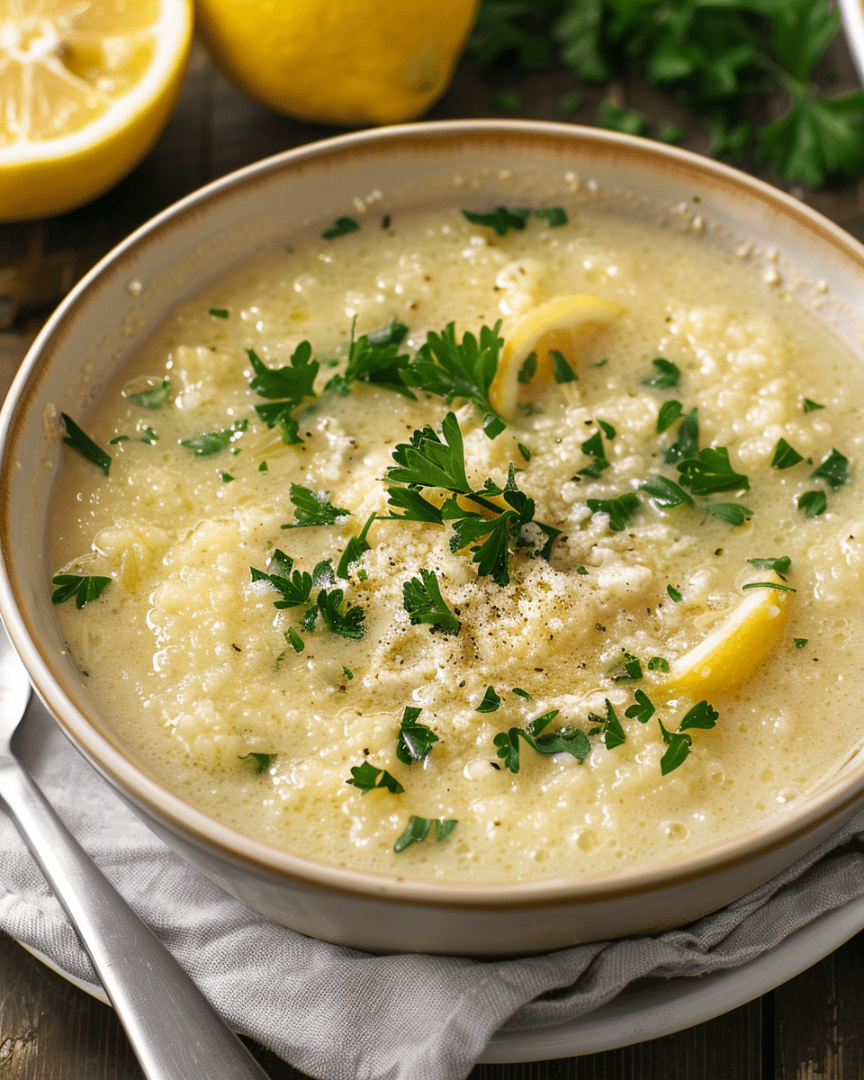 Avgolemono: Greek Lemon Chicken Soup