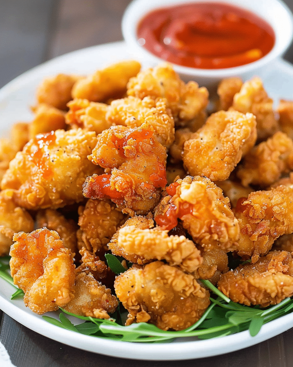 Crispy Popcorn Chicken Recipe