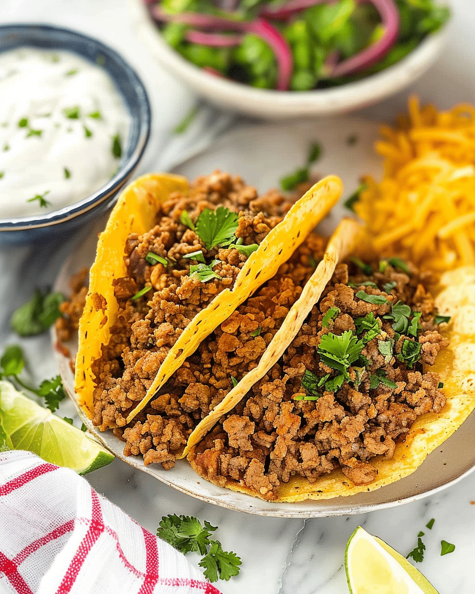 Homemade Ground Beef Taco Meat Recipe