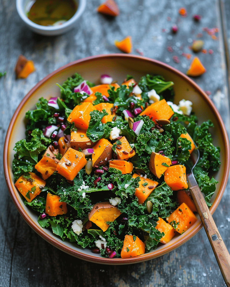 Kale and Sweet Potato Salad