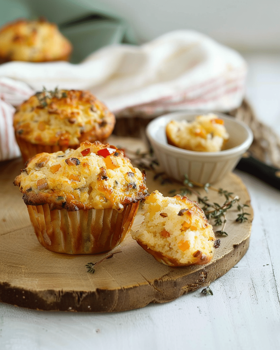 Tasty Scrumptious Savory Muffins