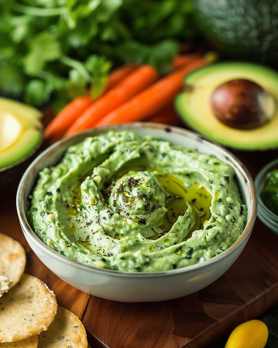 Avocado Herb Green Goddess Dip