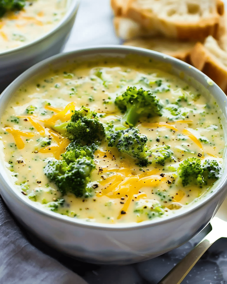 Easy Broccoli Cheddar Soup