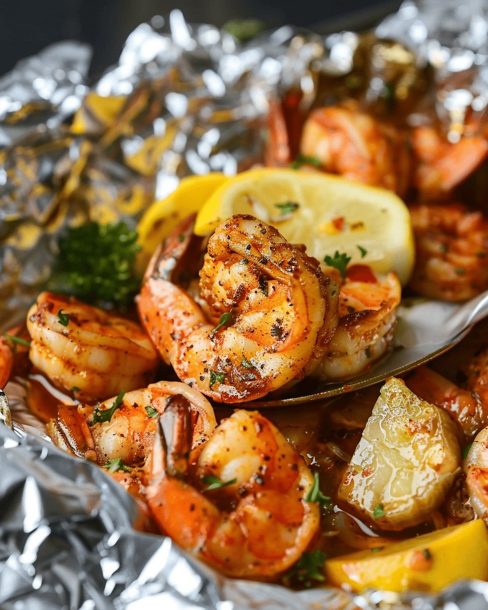 Cajun Shrimp Boil in Foil