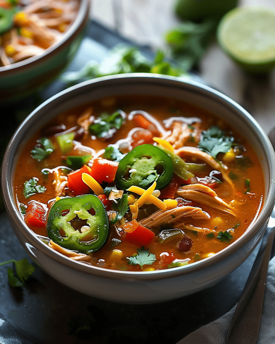 Chicken Fajita Soup
