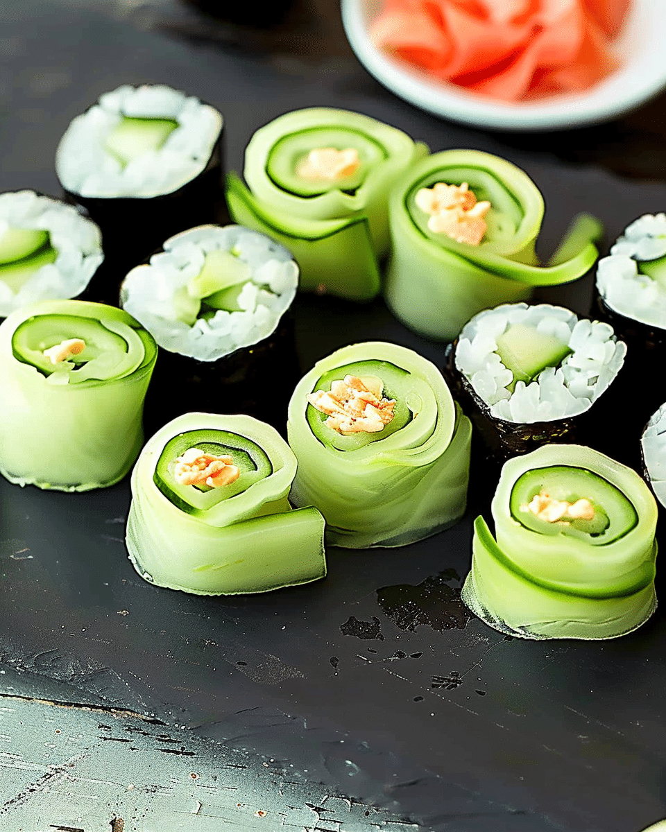 Cucumber Sushi Rolls Recipe