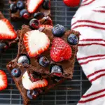 Mixed Berry Brownie Bites