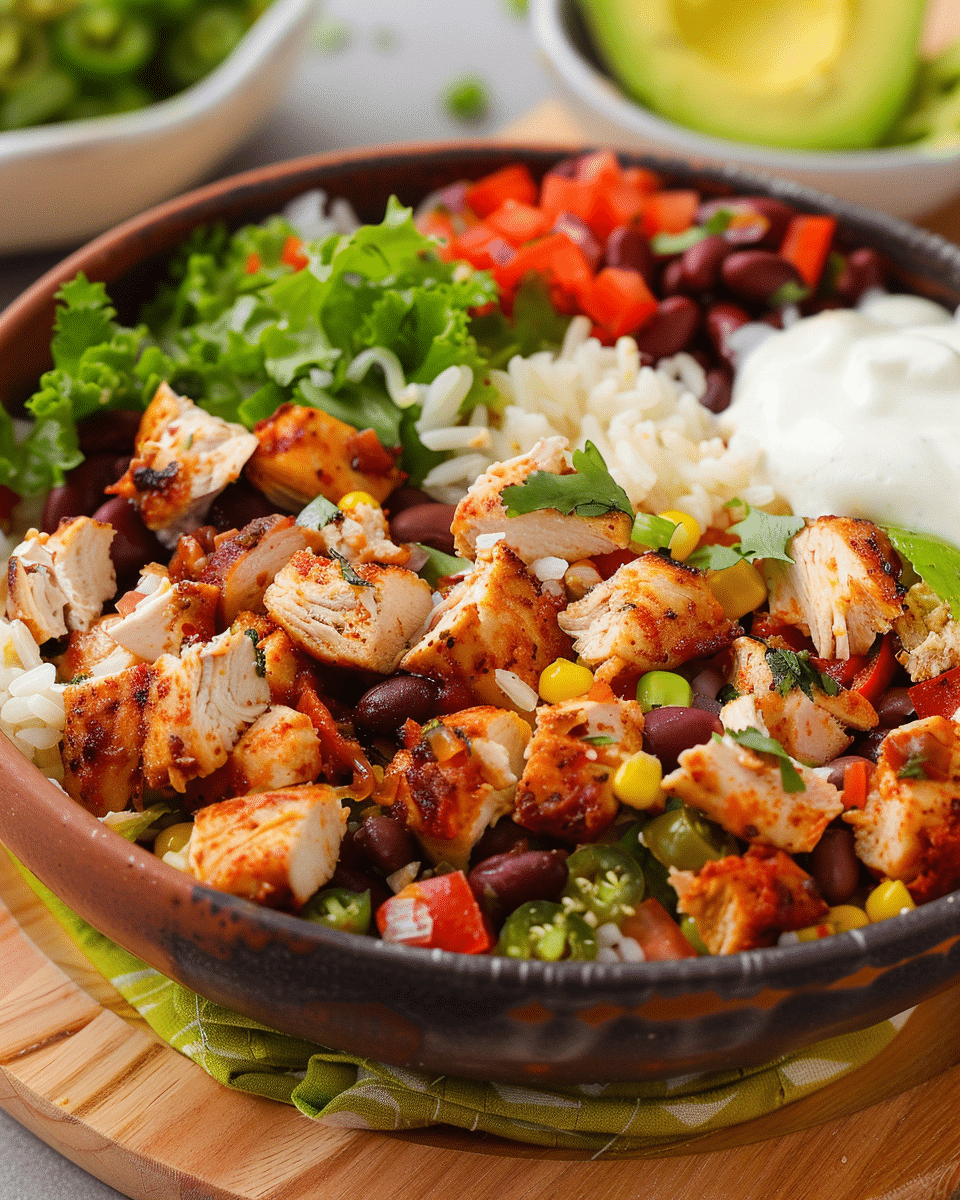 Tasty Weight Watchers Chicken Burrito Bowls