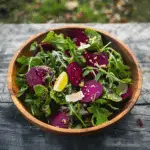 Arugula and Beet Salad with Lemon Dressing