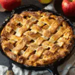 Homestyle Cast Iron Apple Pie