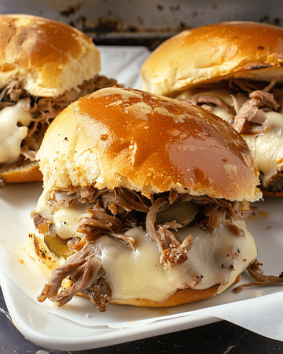Philly Cheesesteak Sliders