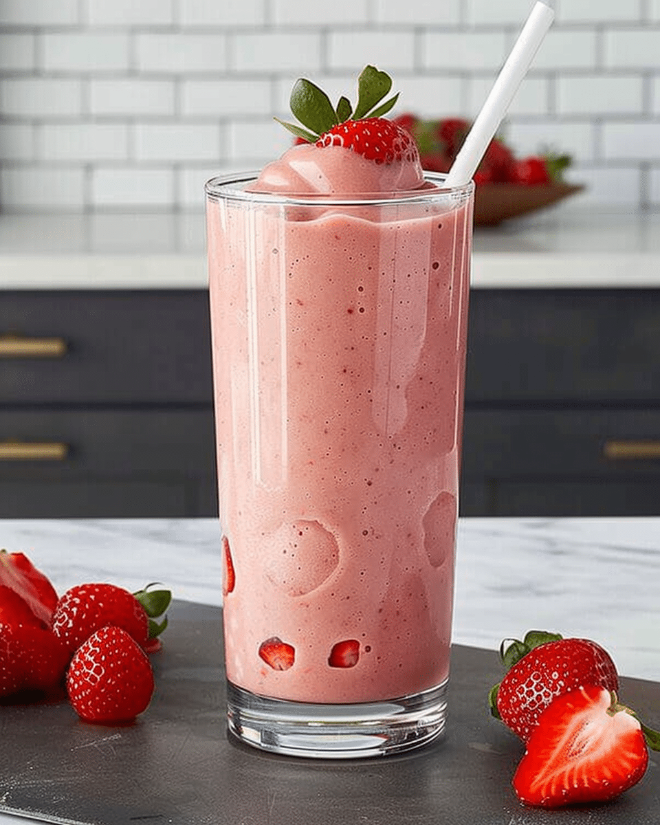 Strawberry Glaze Skin Erewhon Smoothie Recipe