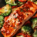 Air Fryer Salmon and Vegetables
