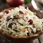 Apple Cranberry Poppy Seed Slaw Salad