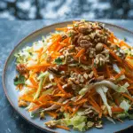 Cabbage and Carrot Slaw with Nuts