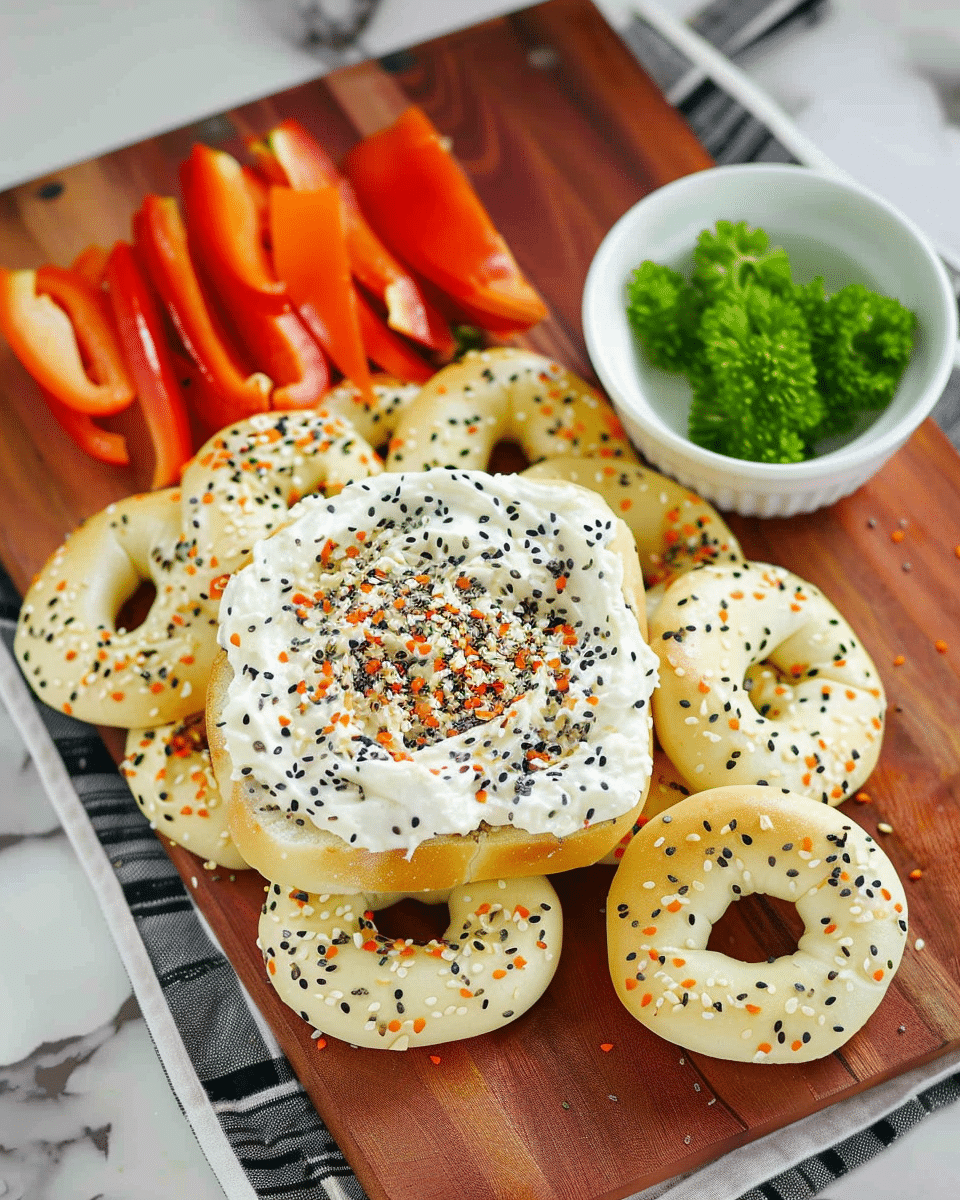 Everything Bagel Cream Cheese Peppers