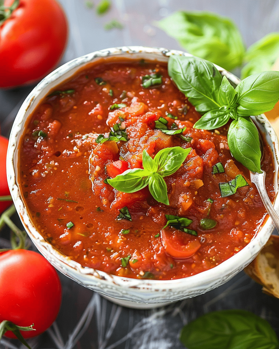 Homemade Marinara Sauce Recipe