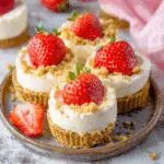 Mini Strawberry Cheesecakes