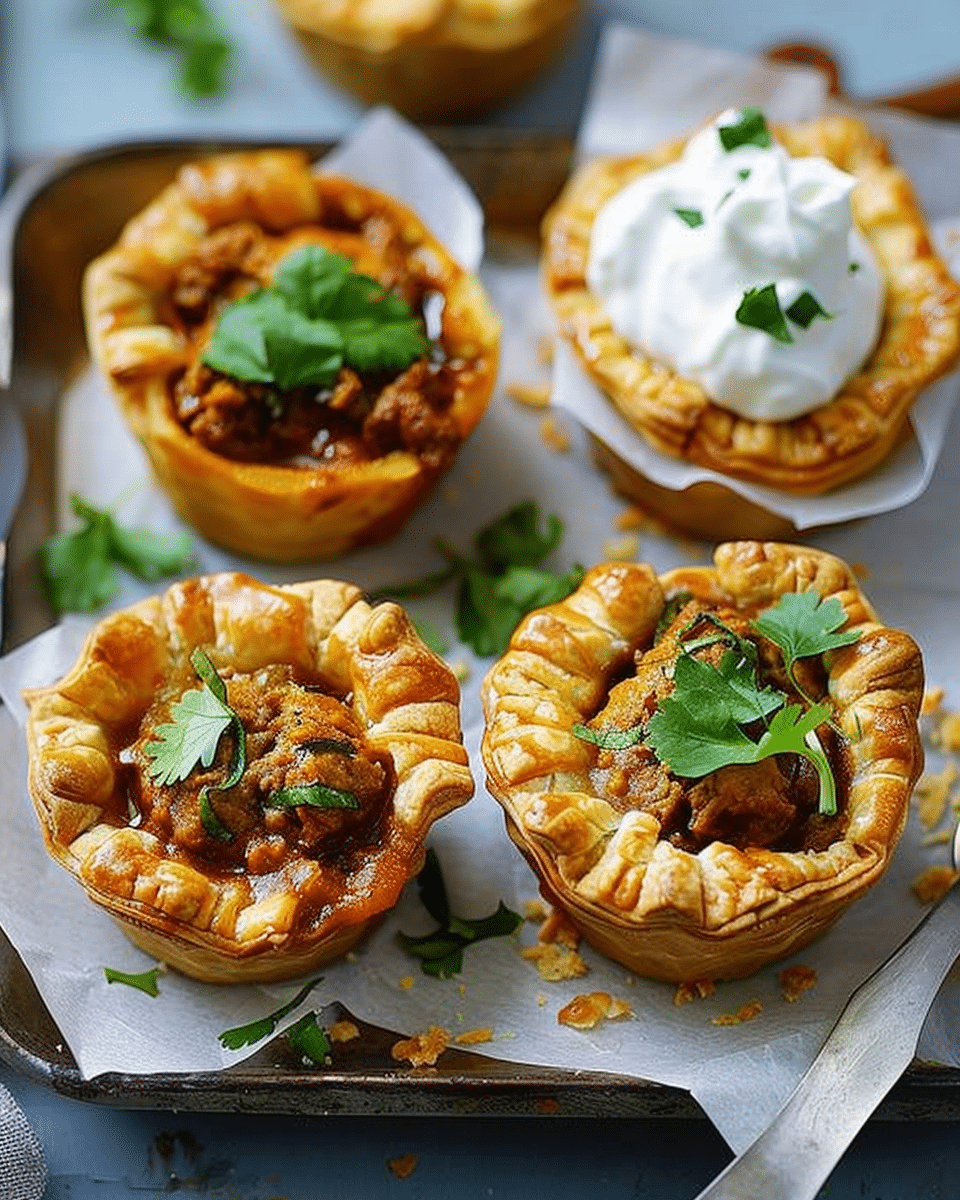 Muffin Pan Lamb Tikka Pies