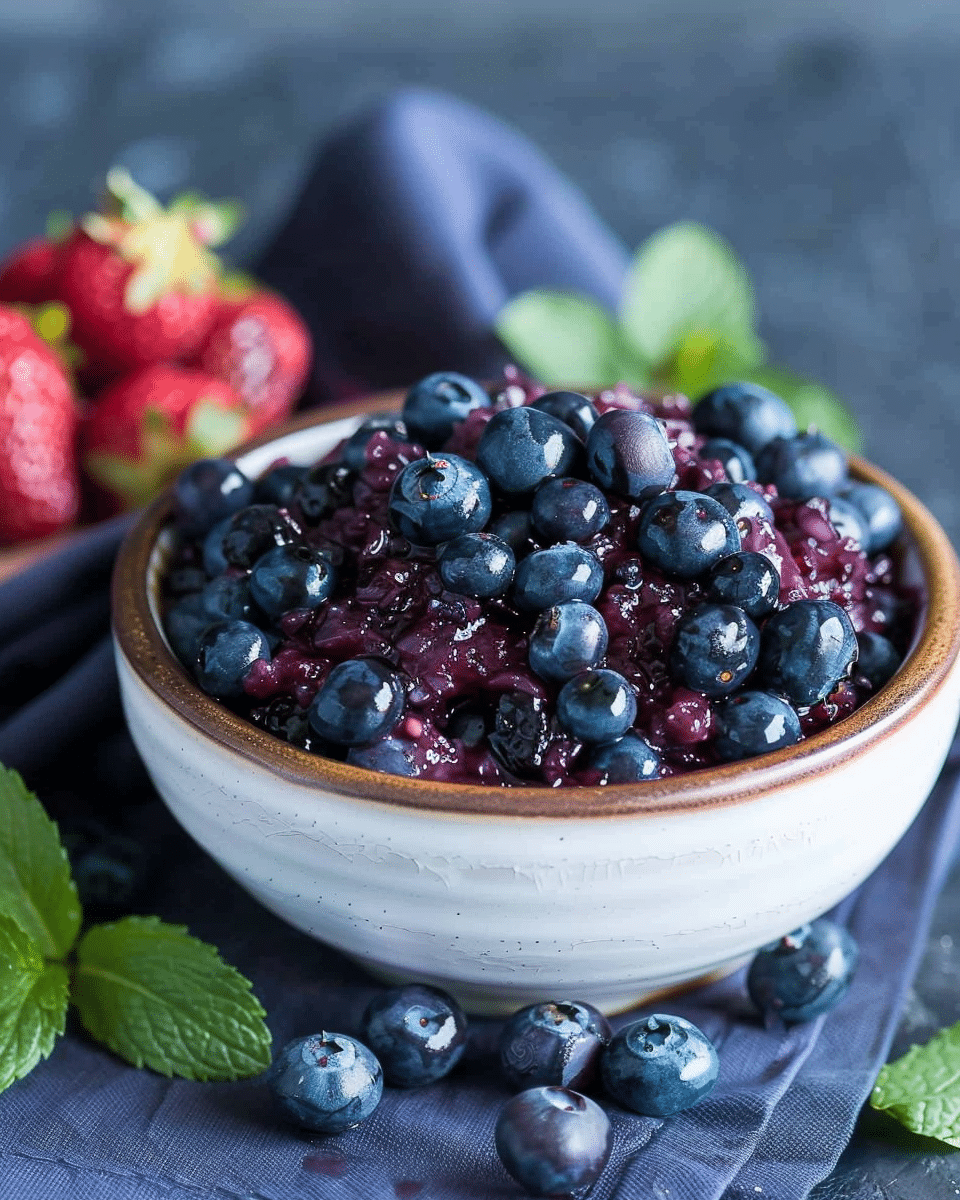 Fresh Blueberry Salsa