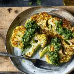 Roasted Cauliflower Steak with Chimichurri Sauce Recipe