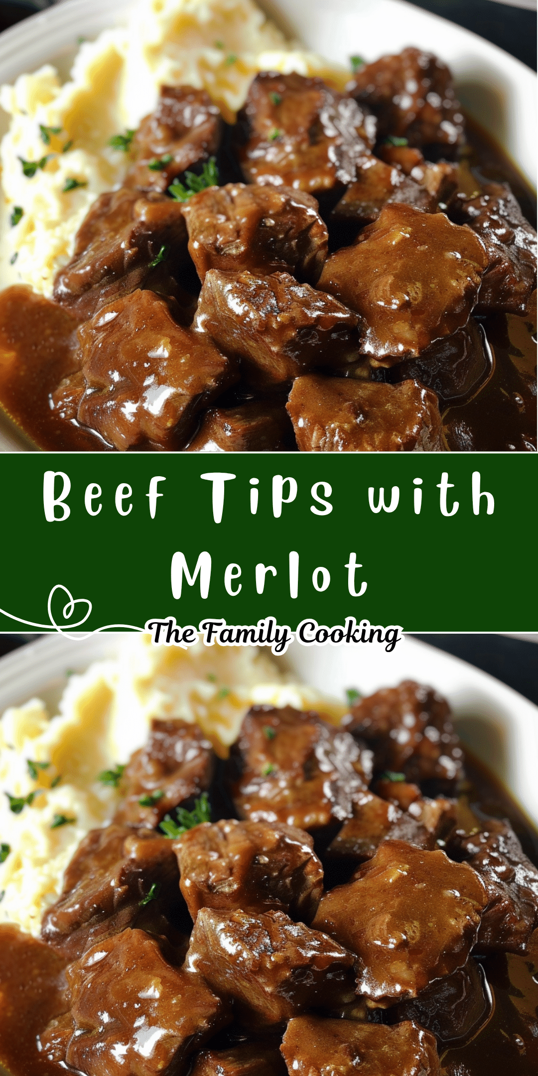 Beef Tips with Merlot | TheFamilyCooking