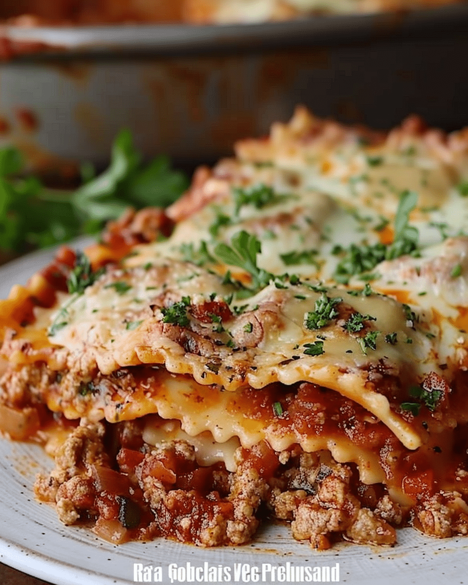 Crockpot Ravioli Lasagna