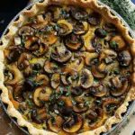 Pumpkin Tart with Mushrooms