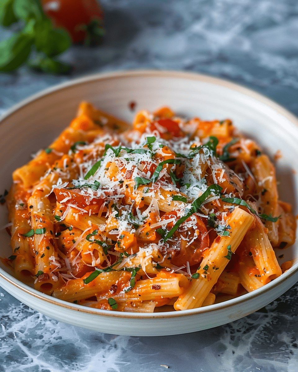 Creamy Tomato Garlic Pasta