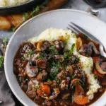 Vegan Mushroom Bourguignon