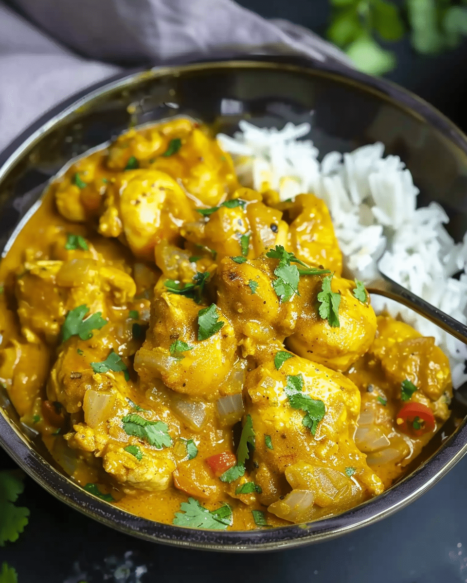 Curry Chicken with Onion