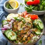 Low Carb Chicken Shawarma Bowls